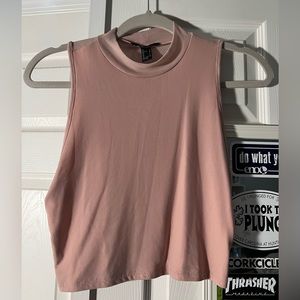 Pink crop top